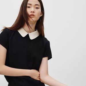 ARITZIA Sunday Best Patterson Peter Pan Collared Top